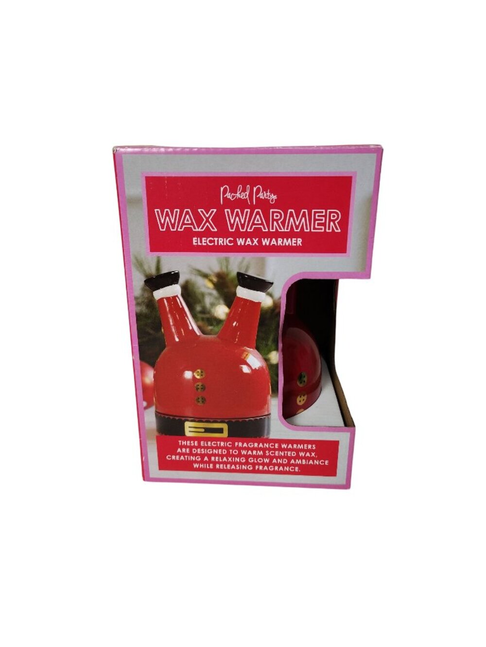 Packed Party Santa-Themed Electric Wax Warmer For Relaxing Fragrance